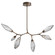 Rock Crystal LED Lantern in Flat Bronze (404|PLB0050-BA-FB-CS-001-L1)