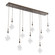 Blossom LED Linear Pendant in Flat Bronze (404|PLB0059-09-FB-BC-C01-L1)