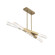 Axis LED Linear Suspension in Gilded Brass (404|PLB0060-50-GB-GC-001-L3)