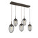 Meteo Five Light Pendant in Flat Bronze (404|PLB0063-05-FB-S-C01-E2)