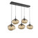 Nova Five Light Pendant in Matte Black (404|PLB0064-05-MB-B-C01-E2)