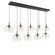 Nebula Nine Light Pendant in Flat Bronze (404|PLB0064-09-FB-A-C01-E2)