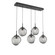 Aster LED Pendant in Matte Black (404|PLB0066-05-MB-FS-C01-L1)