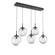 Aster LED Pendant in Matte Black (404|PLB0066-05-MB-ZC-C01-L1)