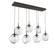 Aster LED Pendant in Flat Bronze (404|PLB0066-07-FB-GC-C01-L3)