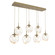 Aster LED Pendant in Gilded Brass (404|PLB0066-07-GB-FA-C01-L3)