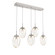 Meteo LED Linear Pendant in Beige Silver (404|PLB0067-05-BS-ZA-C01-L3)