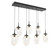 Meteo LED Linear Pendant in Matte Black (404|PLB0067-07-MB-FA-C01-L3)
