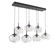 Nebula LED Linear Pendant in Matte Black (404|PLB0068-07-MB-GC-C01-L3)