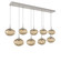Nebula LED Linear Pendant in Beige Silver (404|PLB0068-09-BS-GB-C01-L3)