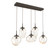 Cosmos LED Linear Pendant in Flat Bronze (404|PLB0069-05-FB-ZA-C01-L3)