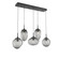 Cosmos LED Linear Pendant in Matte Black (404|PLB0069-05-MB-FS-C01-L3)