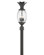 Plantation LED Post Top or Pier Mount Lantern in Museum Black (13|2121MB-LV)