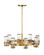 Reeve LED Chandelier in Heritage Brass (13|38106HB)