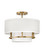 Graham LED Semi-Flush Mount in Lacquered Brass (13|38893LCB)
