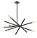 Archer LED Chandelier in Satin Black (13|4765SK)