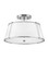 Clarke LED Semi-Flush Mount in Polished Nickel (13|4893PN)