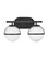 Hollis LED Vanity in Black (13|5662BK-LL)