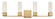 Xander LED Vanity in Heritage Brass (13|5974HB)