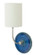 Scatchard One Light Wall Sconce in Blue Gloss and Satin Nickel (30|GS775-SNBG)