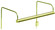 Slim-line Two Light Picture Light in Polished Brass (30|SL11-61)