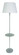 Vernon Three Light Floor Lamp in Platinum Gray (30|VER502-PG)