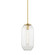 Bennett One Light Pendant in Aged Brass (70|1508-AGB)