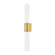Carlin Two Light Wall Sconce in Aged Brass (70|1702-AGB)