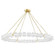 Lindley LED Chandelier in Aged Brass (70|1955-AGB)