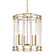 Haddon Six Light Pendant in Aged Brass (70|2818-AGB)