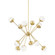 Saratoga LED Chandelier in Aged Brass (70|2836-AGB)