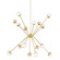 Saratoga LED Chandelier in Aged Brass (70|2851-AGB)