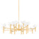 Dawson 16 Light Chandelier in Gold Leaf/White Plaster (70|3051-GL/WP)