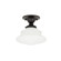 Petersburg One Light Semi Flush Mount in Old Bronze (70|3409F-OB)
