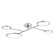 Saturn LED Semi Flush Mount in Polished Nickel (70|4104-PN)