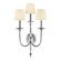Jefferson Three Light Wall Sconce in Polished Nickel (70|5203-PN)