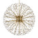 Dunkirk Ten Light Chandelier in Aged Brass (70|6030-AGB)