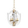 Arietta Four Light Pendant in Aged Brass (70|6512-AGB)