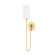 Harlem One Light Wall Sconce in Aged Brass (70|6800-AGB)