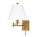 Claremont One Light Wall Sconce in Aged Brass (70|7721-AGB-WS)