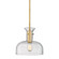 Coffey One Light Pendant in Aged Brass (70|7912-AGB)