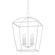 Bryant Four Light Pendant in White Plaster (70|8317-WP)