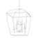 Bryant Eight Light Lantern in White Plaster (70|8324-WP)