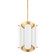 Banks Six Light Pendant in Gold Leaf/White (70|8513-GL/WH) Banks Six Light Pendant in Gold Leaf/White (70|8513-GL/WH)