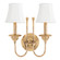 Yorktown Two Light Wall Sconce in Aged Brass (70|8712-AGB)