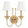 Yorktown Two Light Wall Sconce in Aged Brass (70|8712-AGB)