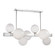 Hinsdale Seven Light Island Pendant in Polished Nickel (70|8717-PN)