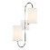 Junius Two Light Wall Sconce in Polished Nickel (70|9100-PN)