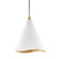 Martini One Light Pendant in Gold Leaf/Soft Off White Combo (70|9613-GL/WHT)