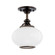 Canton One Light Semi Flush Mount in Old Bronze (70|9809F-OB)